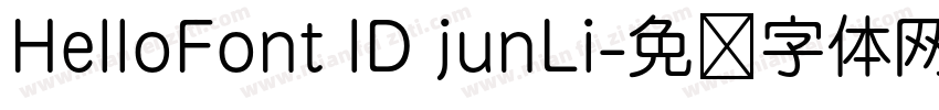 HelloFont ID junLi字体转换